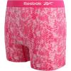 imageReebok Girls Bike Shorts  4 Pack Stretch Performance Dance Cartwheel Shorts for Girls  Seamless Underwear Shorties 616PinkGrey