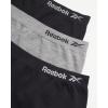 imageReebok Girls Boy Shorts  3 Pack Soft Stretch Seamless Underwear Panties Cartwheel Shorts for Girls Sizes 616BlackGrey