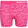 imageReebok Girls Boy Shorts  3 Pack Soft Stretch Seamless Underwear Panties Cartwheel Shorts for Girls Sizes 616ScubaBlackBright Pink Jacquard