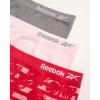 imageReebok Girls Boy Shorts  3 Pack Soft Stretch Seamless Underwear Panties Cartwheel Shorts for Girls Sizes 616SharkskinRose PinkCrimson Pink Jacquard