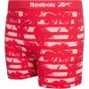 imageReebok Girls Boy Shorts  3 Pack Soft Stretch Seamless Underwear Panties Cartwheel Shorts for Girls Sizes 616SharkskinRose PinkCrimson Pink Jacquard