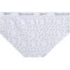imageReebok Girls Brief Panties  3 Pack Breathable Hipster Stretch Panties  Seamless Underwear for Girls Sizes 616Faded DenimLight GreyGrey Jacquard