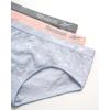 imageReebok Girls Brief Panties  3 Pack Breathable Hipster Stretch Panties  Seamless Underwear for Girls Sizes 616SharkskinLotusArtic Ice Jacquard