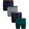 imageReebok Boys Boxer Briefs  3 Pack Soft Comfort Performance Stretch Boys Underwear  Breathable Boxers for Boy 618GreenMarine BlueGreyMaritime Blue Print