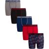 Light Grey Melange/Blue Depths/Chinese Red/Blue Depths Print/Black