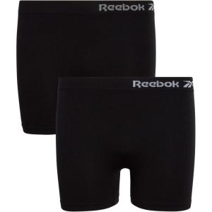 imageReebok Girls Bike Shorts  2 Pack Stretch Performance Dance Cartwheel Shorts for Girls  Seamless Underwear Shorties 616BlackBlack