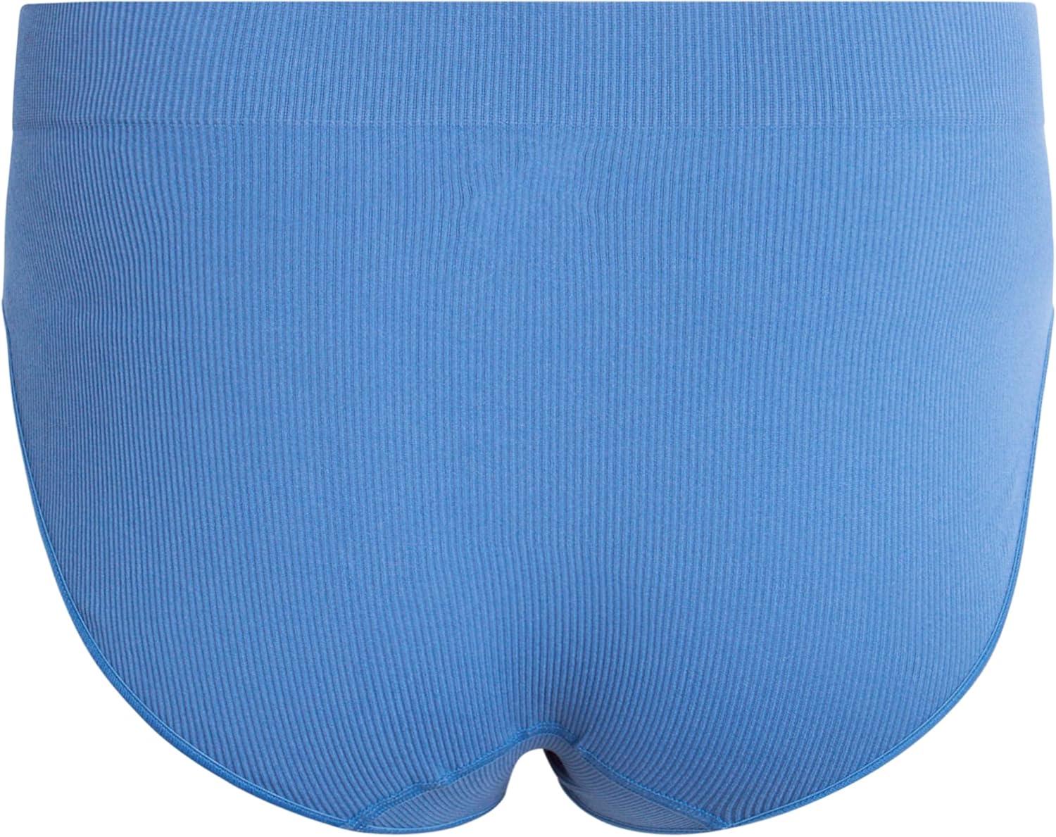 imageReebok Womens Briefs Underwear  8 Pack Seamless Stretch Performance High Cut or Boy Shorts Panties for Women Sizes SXLCoronet BlueShakskinLotusEvening Blue