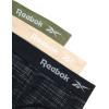 imageReebok Hipster Panties for Women  3 Pack Stretch Performance Seamless Underwear with Relaxed Tagless Waist SXLBlack JacquardIrish CreamGreen