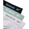 imageReebok Hipster Panties for Women  3 Pack Stretch Performance Seamless Underwear with Relaxed Tagless Waist SXLBlack JacquardSage GreenLilac