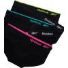 imageReebok Hipster Panties for Women  5 Pack Stretch Performance Seamless Underwear with Relaxed Tagless Waist SXLBlack