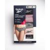 imageReebok Hipster Panties for Women  5 Pack Stretch Performance Seamless Underwear with Relaxed Tagless Waist SXLBlackCream PinkRoseSharkskinBlack Jacquard