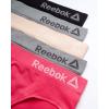 imageReebok Hipster Panties for Women  5 Pack Stretch Performance Seamless Underwear with Relaxed Tagless Waist SXLBlackGreyNudeSpacedye GreyHot Pink