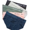 imageReebok Hipster Panties for Women  5 Pack Stretch Performance Seamless Underwear with Relaxed Tagless Waist SXLBlueBlackened PearlLotusLily PadNatural