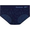 imageReebok Hipster Panties for Women  5 Pack Stretch Performance Seamless Underwear with Relaxed Tagless Waist SXLEvening BlueBlueLotusSharkskinJacquard