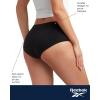 imageReebok Hipster Panties for Women  5 Pack Stretch Performance Seamless Underwear with Relaxed Tagless Waist SXLJacquardBlueBlackened PearlBlackWhite Stripe