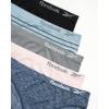 imageReebok Womens Bikini Underwear  5 Pack Stretch Performance Seamless Bikini Briefs  Breathable Underwear for Women SXLBlackAshley Blue Melange StripeSharkskinSoft PinkDark Denim Spacedye