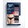 imageReebok Womens Bikini Underwear  5 Pack Stretch Performance Seamless Bikini Briefs  Breathable Underwear for Women SXLBlackLight PinkBlackened PearlHeather PurplePink Spacedye