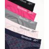 imageReebok Womens Bikini Underwear  5 Pack Stretch Performance Seamless Bikini Briefs  Breathable Underwear for Women SXLBlackVibrant PinkSharkskinSoft PinkScuba Blue Spacedye Stripe