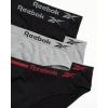 imageReebok Womens Bikinis  6 Pack Microfiber Seamless Womens Bikini Panties  Breathable Underwear for Women SXLBlackLight GreyBlack