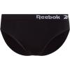 imageReebok Womens Bikinis  6 Pack Microfiber Seamless Womens Bikini Panties  Breathable Underwear for Women SXLBlackSharkskinBlack