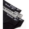 imageReebok Womens Bikinis  6 Pack Microfiber Seamless Womens Bikini Panties  Breathable Underwear for Women SXLBlackSharkskinBlack