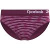 imageReebok Womens Bikinis  6 Pack Microfiber Seamless Womens Bikini Panties  Breathable Underwear for Women SXLGrapewine SpacedyeLotusSharkskin