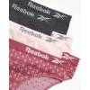 imageReebok Womens Bikinis  6 Pack Microfiber Seamless Womens Bikini Panties  Breathable Underwear for Women SXLJacquardLotusBlackened Pearl