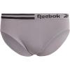 imageReebok Womens Bikinis  6 Pack Microfiber Seamless Womens Bikini Panties  Breathable Underwear for Women SXLSharkskinWhite StripeBlack