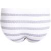 imageReebok Womens Bikinis  6 Pack Microfiber Seamless Womens Bikini Panties  Breathable Underwear for Women SXLSharkskinWhite StripeBlack