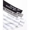 imageReebok Womens Bikinis  6 Pack Microfiber Seamless Womens Bikini Panties  Breathable Underwear for Women SXLSharkskinWhite StripeBlack