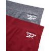 imageReebok Womens Boy Shorts Underwear  2 Pack Performance Mid Length Boyshort Panties  Seamless Underwear for Women SXLCharcoal MelangeRhubarb