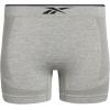 imageReebok Womens Boy Shorts Underwear  2 Pack Performance Mid Length Boyshort Panties  Seamless Underwear for Women SXLLight GreyRose Wine
