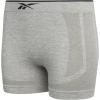imageReebok Womens Boy Shorts Underwear  2 Pack Performance Mid Length Boyshort Panties  Seamless Underwear for Women SXLLight GreyRose Wine