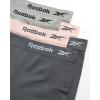 imageReebok Womens Boy Shorts Underwear  6 Pack Seamless Long Leg Boyshorts Panties for Women S3X available in Plus SizeBlackened Pearl LotusLight Grey Melange