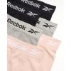 imageReebok Womens Boy Shorts Underwear  6 Pack Seamless Long Leg Boyshorts Panties for Women S3X available in Plus SizeDust RoseGreyBlack