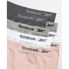 imageReebok Womens Boy Shorts Underwear  8 Pack Seamless Long Leg Boyshorts Panties for Women S3X available in Plus SizeLotusBlackened PearlWhiteLight Grey Melange