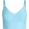 imageReebok Womens Bra  24 Pack Seamless Molded Wireless Longline Bralettes for Women with Soft Pullover Design Sizes SLSky BlueLight Rose2pk