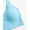 imageReebok Womens Bra  24 Pack Seamless Molded Wireless Longline Bralettes for Women with Soft Pullover Design Sizes SLSky BlueLight Rose2pk