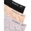 imageReebok Womens Briefs  3 Pack Performance High Waisted Seamless Underwear for Women Sizes SXL Extended Plus Size 1X3XBlackBeigeRose