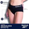imageReebok Womens Briefs  3 Pack Performance High Waisted Seamless Underwear for Women Sizes SXL Extended Plus Size 1X3XBlackBeigeRose