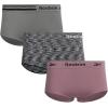 imageReebok Womens Briefs  3 Pack Performance High Waisted Seamless Underwear for Women Sizes SXL Extended Plus Size 1X3XPurple