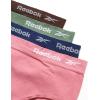 imageReebok Womens Briefs  4 Pack Breathable Ribbed Knit High Waisted Brief Panties  Seamless Underwear for Women MXLDark ForrestEvening BlueFoxgloveJava