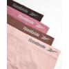 imageReebok Womens Briefs  4 Pack Breathable Ribbed Knit High Waisted Brief Panties  Seamless Underwear for Women MXLLotusNutmetFoxgloveJava