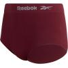 imageReebok Womens Briefs  4 Pack Breathable Ribbed Knit High Waisted Brief Panties  Seamless Underwear for Women MXLWineBlackened PearlLotusBlack