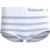 imageReebok Womens Briefs Underwear  4 Pack Seamless Stretch Performance High Cut or Boyshorts Panties for Women Sizes SXLDark Denim JacquardSmoked PearlWhite StripeBlack