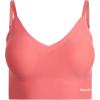 imageReebok Womens Everyday Bras  4 Pack Soft Stretch Performance Longline Bonded Cami Bralette  Seamless Bras for Women SLBright PeachSteel Grey4pk