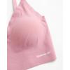 imageReebok Womens Everyday Bras  4 Pack Soft Stretch Performance Longline Bonded Cami Bralette  Seamless Bras for Women SLMauve PinkBlack4pk