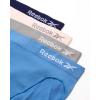 imageReebok Womens High Cut Underwear  4 Pack Breathable Soft Stretch MidRise Waist Brief Panties for Women Sizes SXLCoronet BlueShakskinLotusEvening Blue