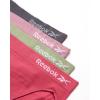imageReebok Womens High Cut Underwear  4 Pack Breathable Soft Stretch MidRise Waist Brief Panties for Women Sizes SXLRose WineLily PadToadstoolBlackened Pearl
