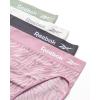 imageReebok Womens High Cut Underwear  4 Pack Breathable Soft Stretch MidRise Waist Brief Panties for Women Sizes SXLToadstoolBlackened PearlLily PadNatural